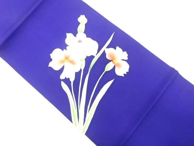 塩瀬　花模様　名古屋帯